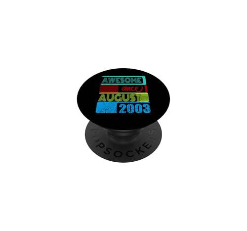 23 cumpleaños Impresionante Desde Agosto 2003 B Day PopSockets PopGrip Adhesivo