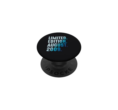 Agosto 2009 Cumpleaños Año 2009 Edición Limitada PopSockets PopGrip Adhesivo