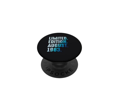 Agosto 1983 Cumpleaños Año 1983 Edición Limitada PopSockets PopGrip Adhesivo