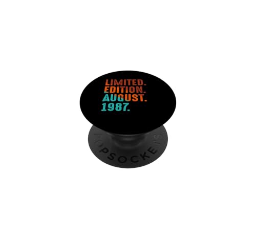 Edición Limitada Agosto 1987 Cumpleaños PopSockets PopGrip Adhesivo