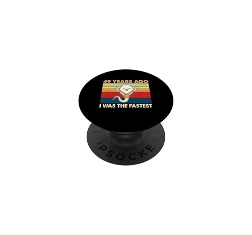 49 Cumpleaños Hace 49 años Yo era el cumpleaños más rápido PopSockets PopGrip Adhesivo