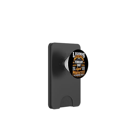 39.o cumpleaños Leyendas Vintage Nacido en 1987 39 años PopSockets PopWallet para MagSafe