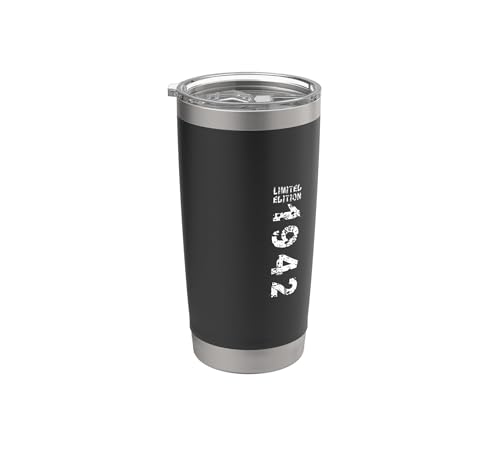 1942 cumpleaños Idea de regalo edición vintage nacidos en 1942 Vaso térmico de acero inoxidable...