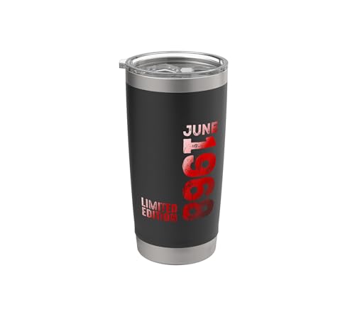 Junio 1968 Año Legendario 1968 Retro 1968 Vintage 1968 Vaso térmico de acero inoxidable de doble...