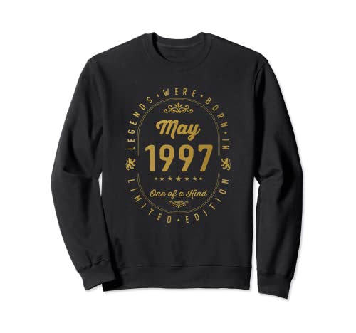 Legends Were Born In May 1997 Cumpleaños Sudadera