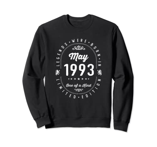 Legends Were Born In May 1993 Cumpleaños Sudadera