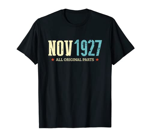 Noviembre de 1927 93 piezas originales de cumpleaños clásico Camiseta