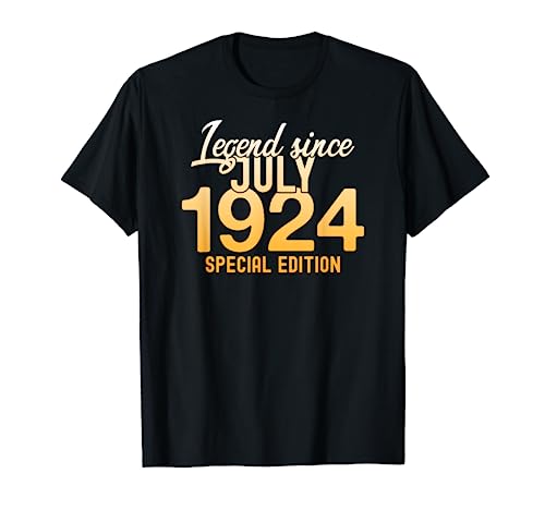 Fiesta Decoración Mujeres Hombres Leyenda Desde Julio Año de Camiseta