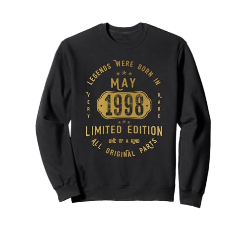 Legends Were Born In May 1998 Cumpleaños Sudadera