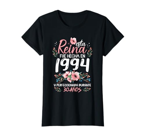 30 Años Regalo de Cumpleaños Mujer Hecha En 1994 30 Años Camiseta
