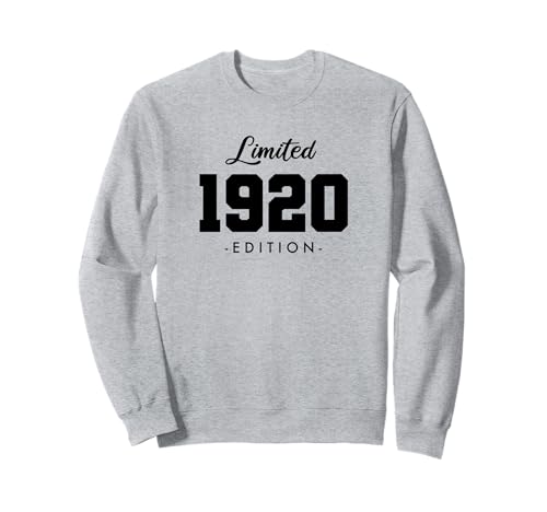 105 Años Nacido en 1920 Edición Limitada 105 Cumpleaños Sudadera