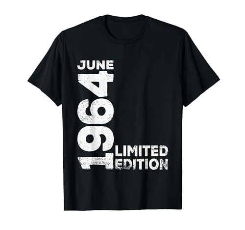 60 cumpleaños 60 años hombre mujer I Junio 1964 regalo Camiseta