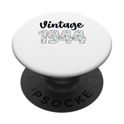 Vintage 1944 Año 1944 Cumpleaños PopSockets PopGrip Intercambiable