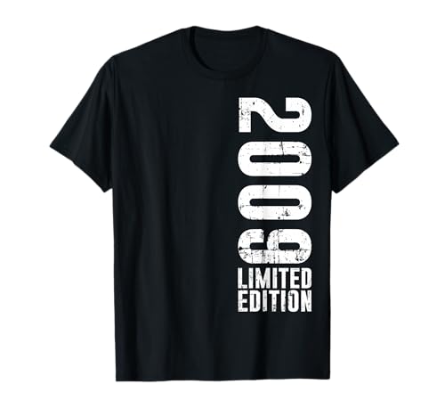 Diseño de cumpleaños edición limitada y vintage 2009 Camiseta