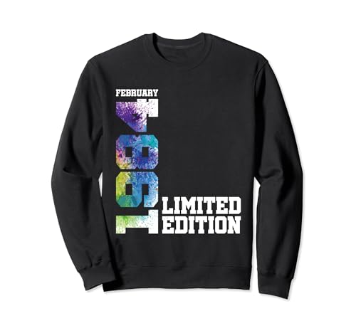 Febrero 1984 regalo I 40 cumpleaños 40 años hombre mujer Sudadera