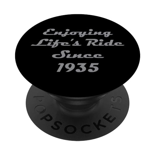 89 Años: Coche Clásico Vintage 1935 Cumpleaños 89 PopSockets PopGrip Intercambiable