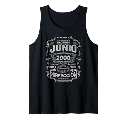 Leyendas Junio 2000 Hombre Mujer 26 Años Cumpleaños Camiseta sin Mangas
