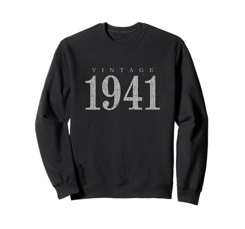 Vintage 1941 (Gris Antiguo) Cumpleaños 1941 Sudadera