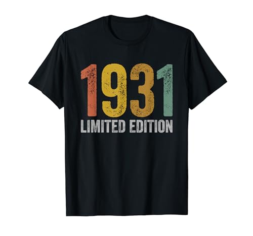 Cumpleaños 1931 Camiseta