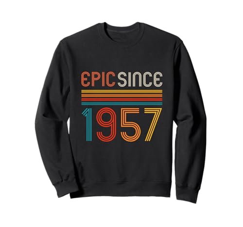 Retro 69 cumpleaños épico Desde 1957 Sudadera