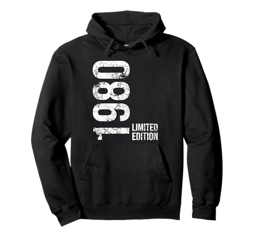 45 cumpleaños hombre mujer 45 años 1980 regalo de cumpleaños Sudadera con Capucha