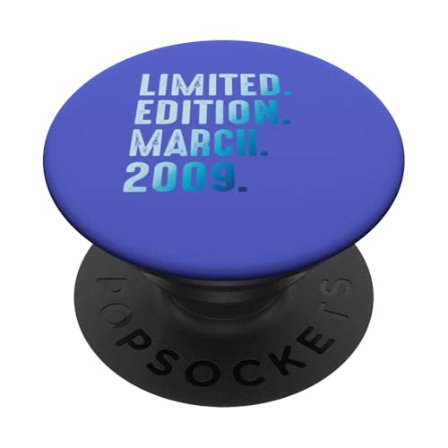 Marzo 2009 Año 2009 Cumpleaños 2009 Edición Limitada PopSockets PopGrip Adhesivo