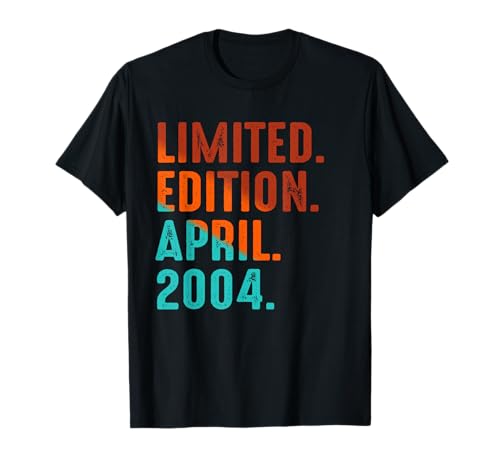 Edición Limitada Abril 2004 Cumpleaños Camiseta