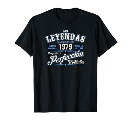 Las Leyendas Nacieron En 1979 Vintage 45 Cumpleaños Camiseta
