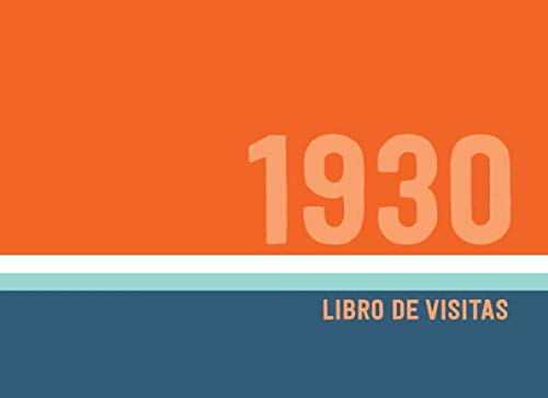 1930 Libros de Visitas: Libro de visitas para fiestas de cumpleaños de estilo retro para que la...