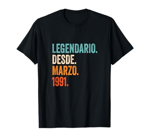 Legendario Desde Marzo 1991 Camiseta