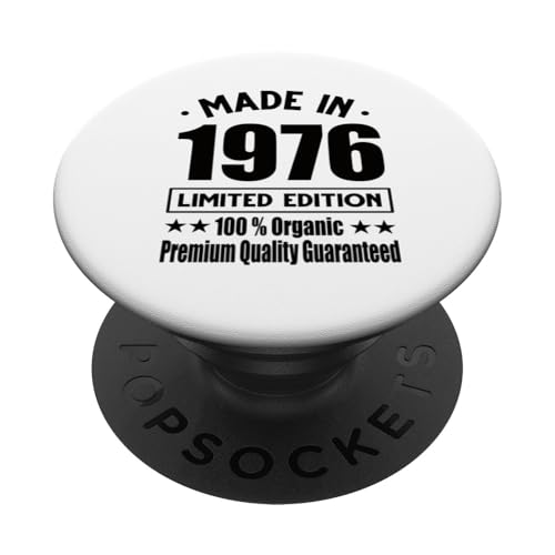 Edición Limitada 1976 Cumpleaños 1976 Nacido en 1976 PopSockets PopGrip Adhesivo