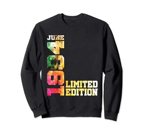 30 Años Cumpleaños Hombre Mujer Vintage Nacido en Junio 1994 Sudadera