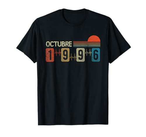 Octubre 1996 Vintage - 30 Años Regalo Cumpleaños Hombre Camiseta