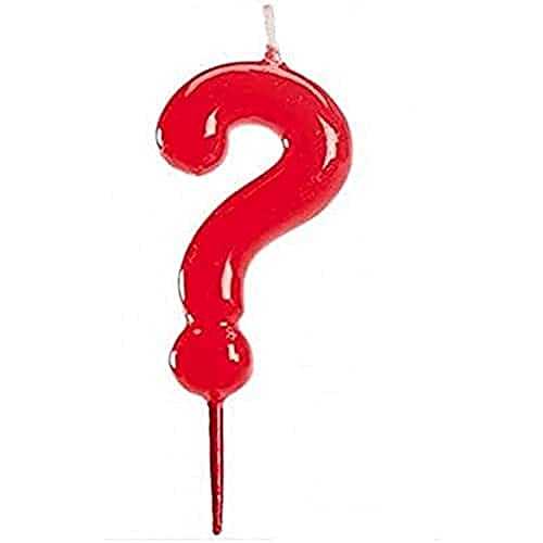 Dekora - vela de cumpleaños numero incógnita '?'.