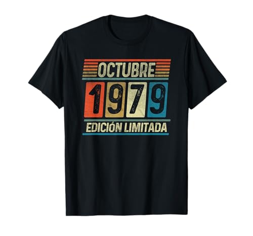 Octubre 1979 Vintage - 47 Años Regalo Cumpleaños Hombre Camiseta
