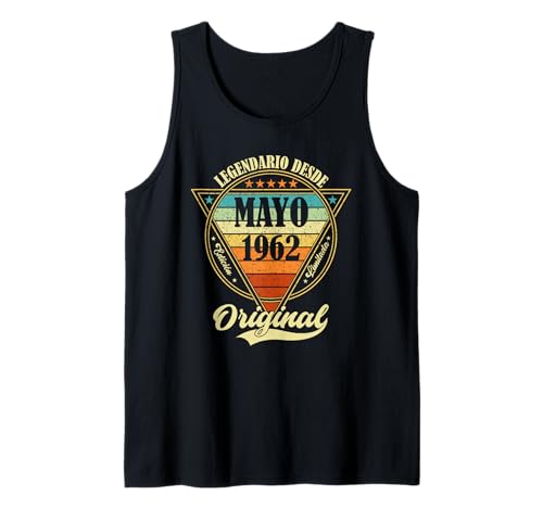 Mayo 64 Años Regalo Cumpleaños Hombre Mujer Original 1962 Camiseta sin Mangas