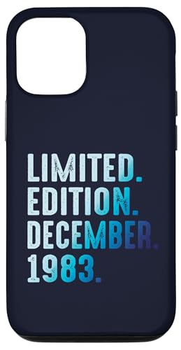 Diciembre 1983 Año 1983 Retro 1983 Vintage Edición Limitada Carcasa para iPhone 12/12 Pro