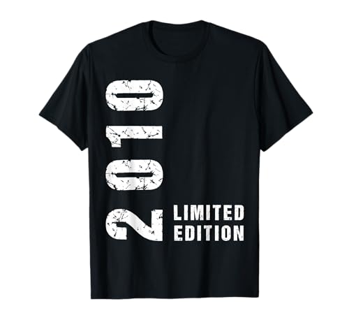 16 Cumpleaños 2010 16 años Chica Chico Vintage 2010 Camiseta