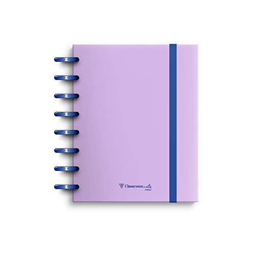 Ambar Cuaderno Ecosmart 100 Hojas intercambiables A5 Polipropileno Lila
