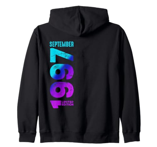 Edición Limitada Septiembre 1997 Cumpleaños Sudadera con Capucha