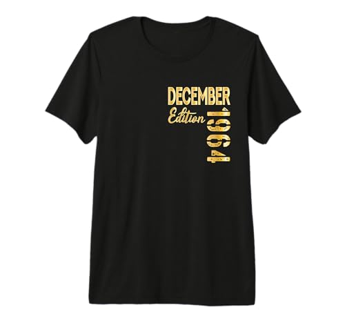 62 Cumpleaños Diciembre 1964 Camiseta Premium