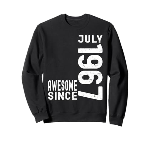 Impresionante desde julio de 1967, nacido en 1967 cumpleaños de julio Sudadera