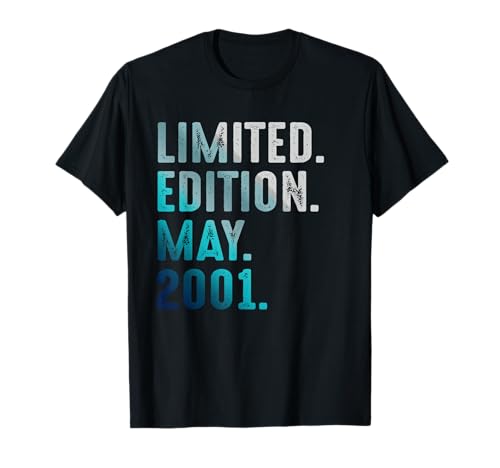 Edición Limitada Mayo 2001 Retro Vintage 2001 Camiseta
