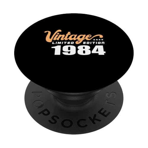 Edición Limitada 1984 Cumpleaños 1984 Nacido en 1984 PopSockets PopGrip Adhesivo