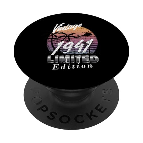 Edición Limitada 1941 Cumpleaños 1941 Nacido en 1941 PopSockets PopGrip Adhesivo