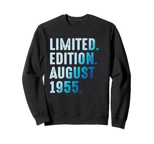 Agosto 1955 Cumpleaños Año 1955 Edición Limitada Sudadera