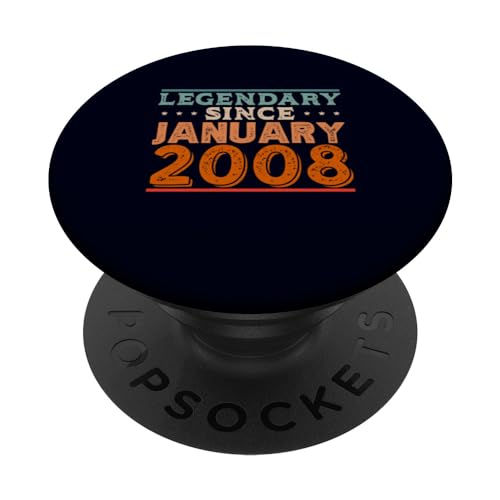 Legendary desde enero de 2008 impresionante fiesta retro de cumpleaños PopSockets PopGrip...