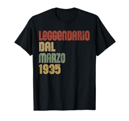 Vintage 1935 Años Cumpleaños Marzo Hombre 1935 87 Años Camiseta