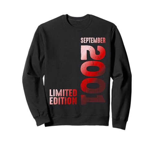 Retro 2001 Septiembre 2001 Año 2001 Desde 2001 Vintage 2001 Sudadera