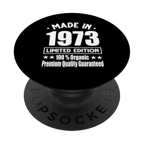Edición Limitada 1973 Cumpleaños 1973 Nacido en 1973 PopSockets PopGrip Adhesivo